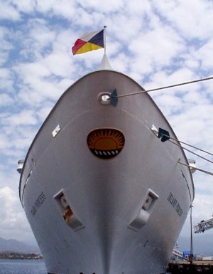 Cruise Ship in Ajaccio, Corsica