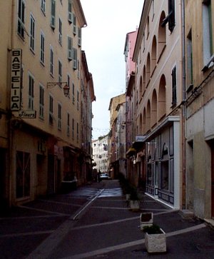 Street in Ajaccio, Corsica